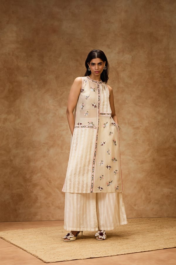 Gold Threadwork Dress — Needle Ten
