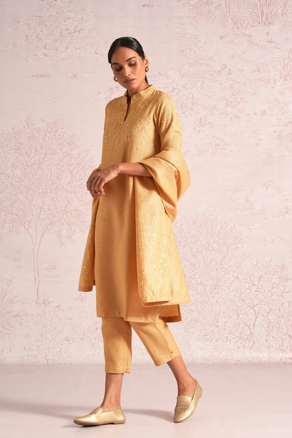 Shimmer Strings Kurta — Kaveri