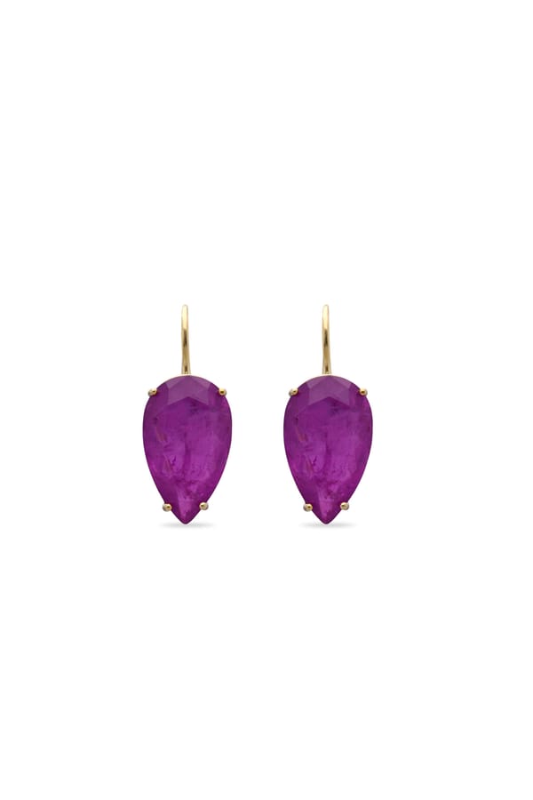 Dark Purple Majesty Dangler Earrings — Miss Jo