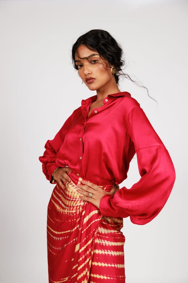 Cerise Co-ord Set — DORABI