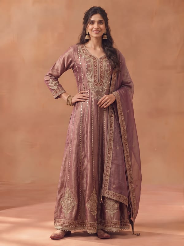 I-18426 Kurta Dupatta Set — NEEL GULLY