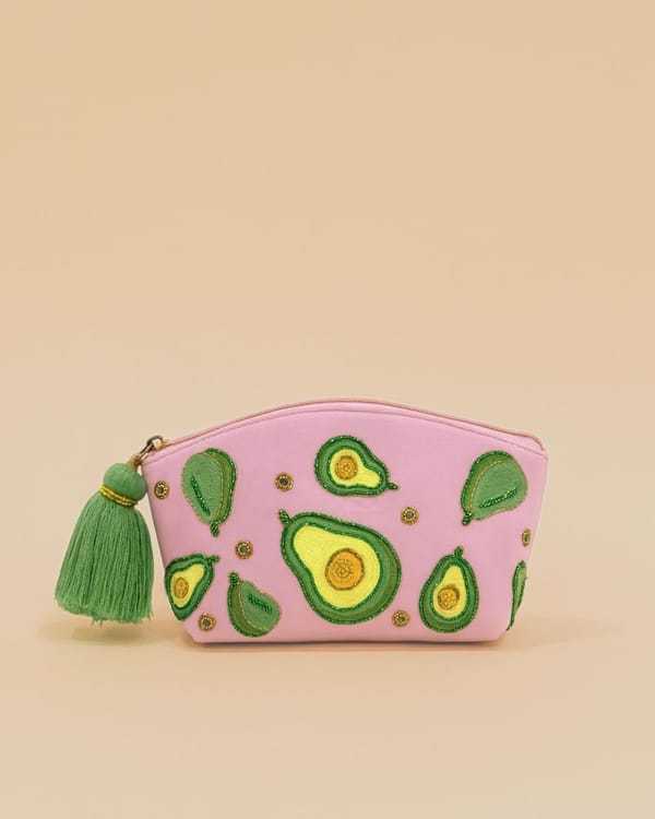 Avocado Makeup Pouch — DESI DRAMA QUEEN