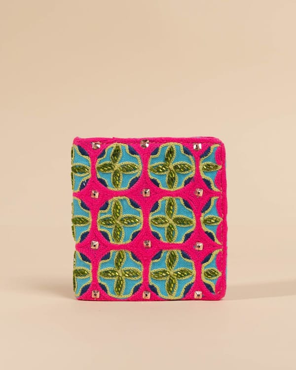 RIHAANA - Snap Button Wallet — DESI DRAMA QUEEN