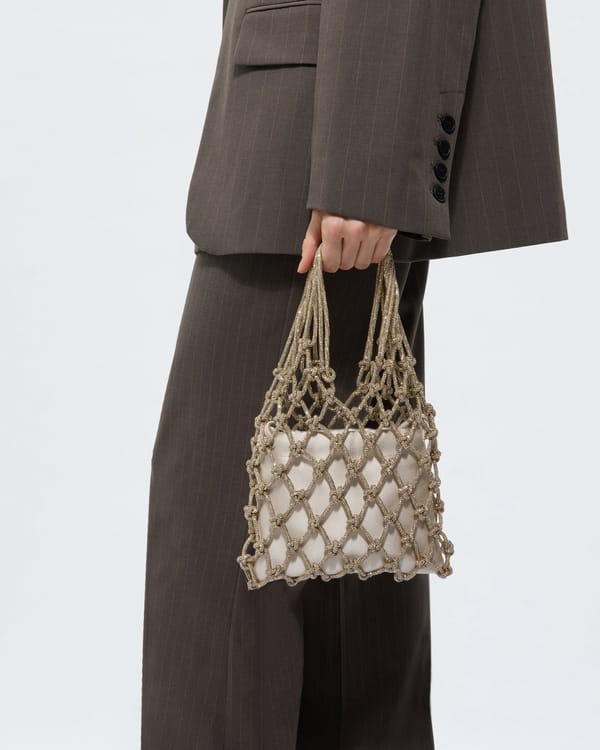 Satin Mesh Bag — Forever Noor