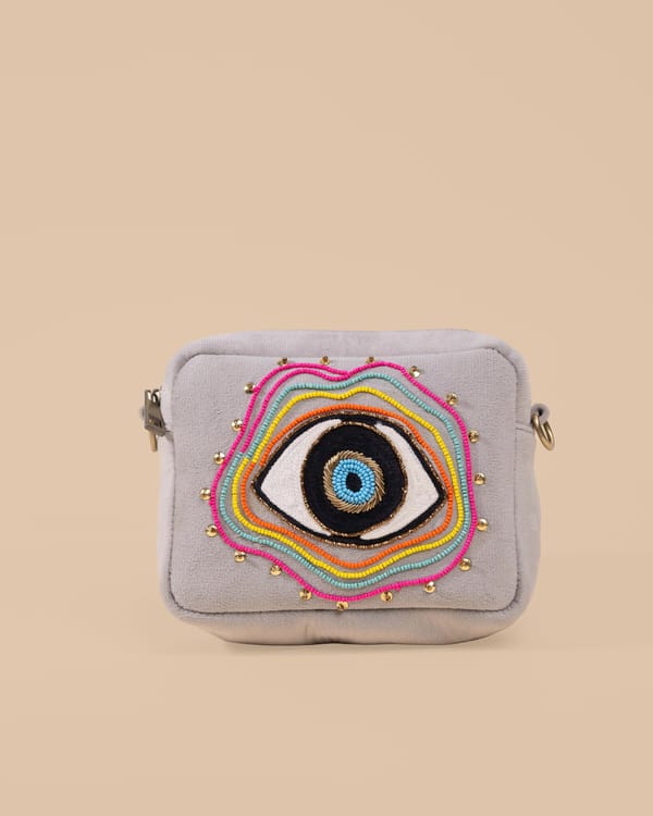 SLB-EVILEYE-GREY — DESI DRAMA QUEEN