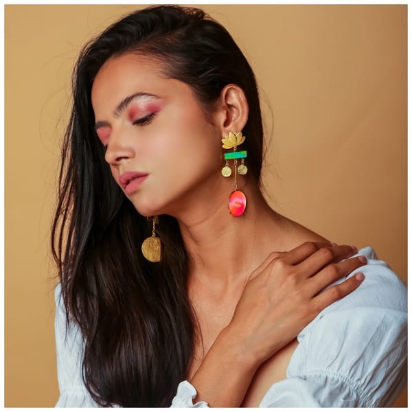 Golden Sunset Earrings — Aditi Bhatt