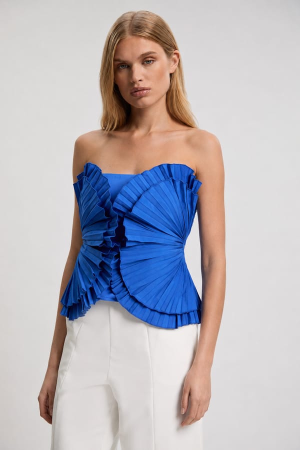 Sleeveless Ruffle Top — KAREN MILLEN
