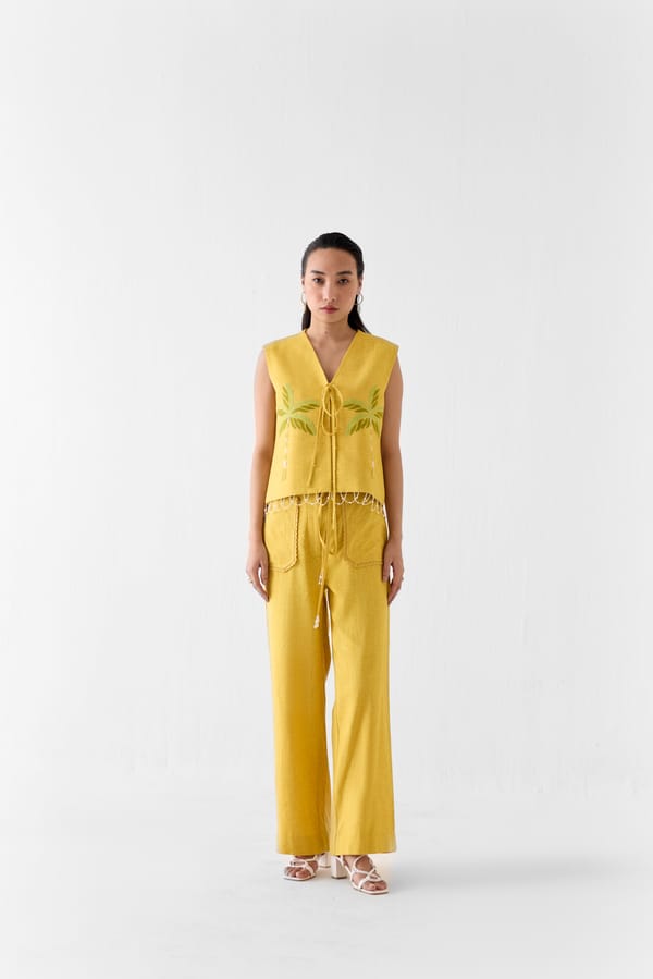Multani Vest And Trousers Co-Ord — Studio Rigu