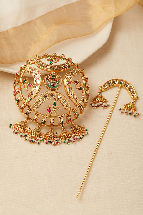 Jhumka Hair Bun — Viana Jewels