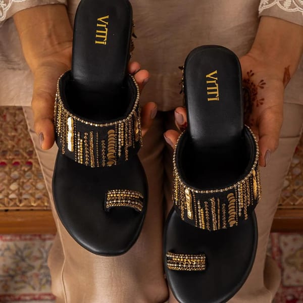 Mystic Black Heels — House of Vitti India