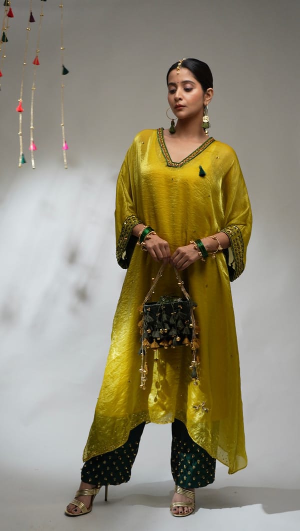 Haldi-Mehendi Kurta Set — D Mak