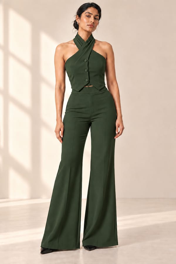 Halter Neck Vest - Regal (Olive) — Orthodox