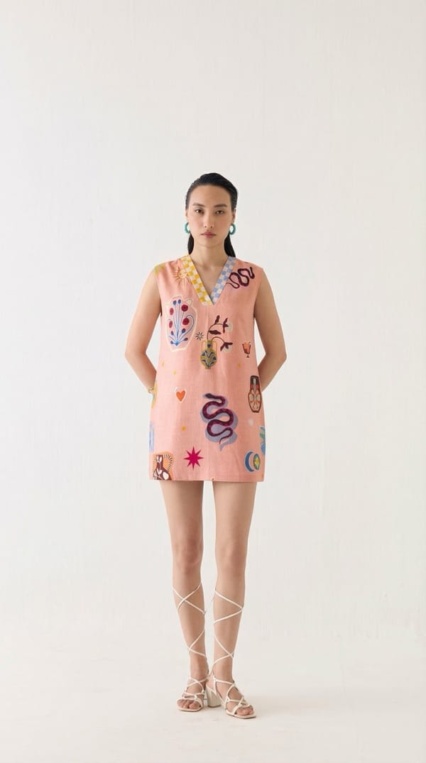 Pottery Short Dress — Studio Rigu