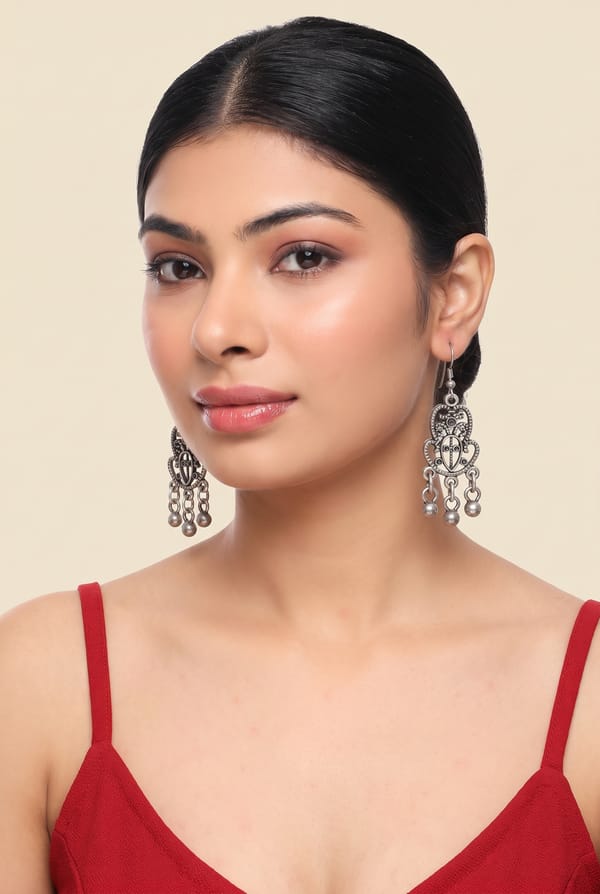 Raaz Filigree Drop Earrings — Thingalicious