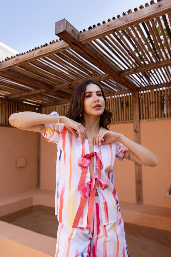 Breakfast Party Co-ord Set (Shorts) — SAJKE
