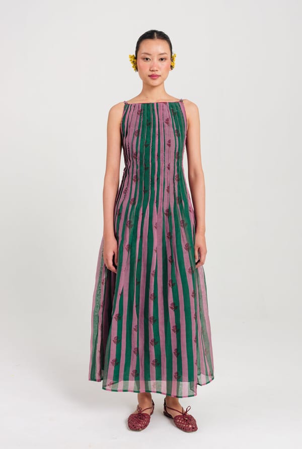 Twirl Pleated Dress — JODI