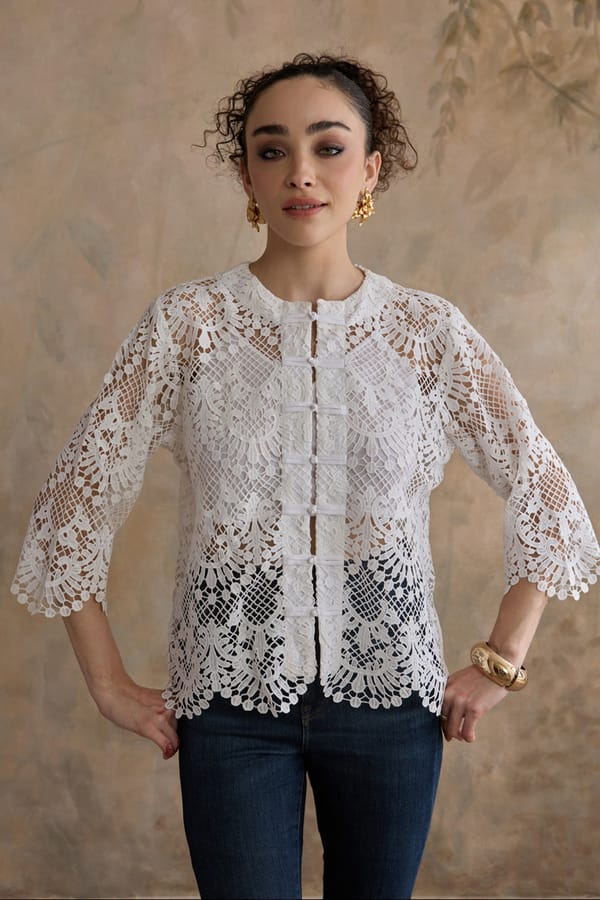 Alba Lace Top — AVERIE