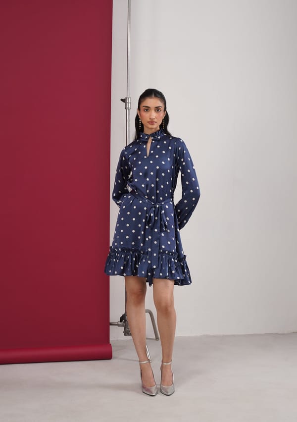 Polka Mini Dress — AMOSHI