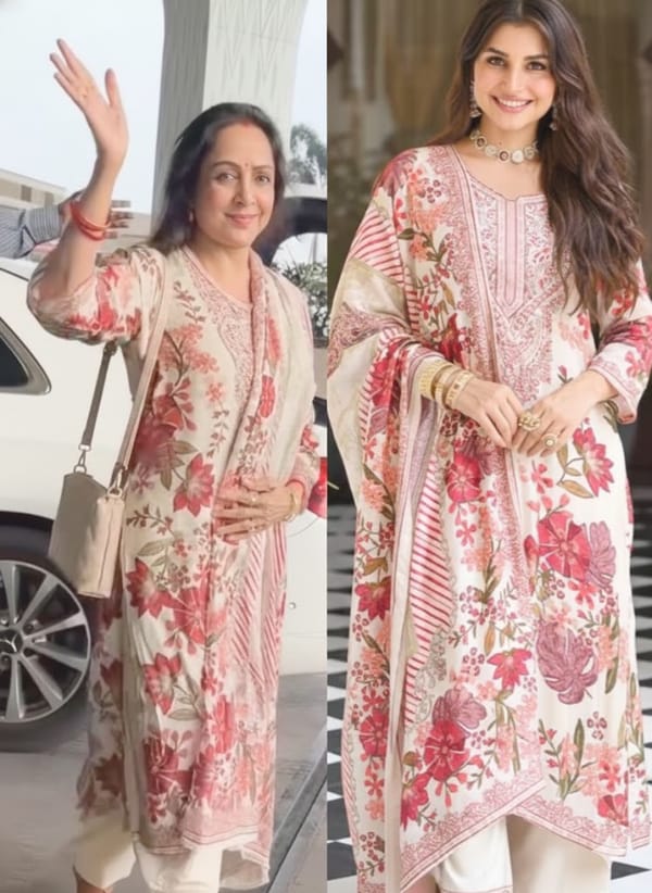 Hema Maliniji in White and Red Floral Thread Embroidery Muslin Suit Set-SETOF-3 — MAHEE JAIPUR