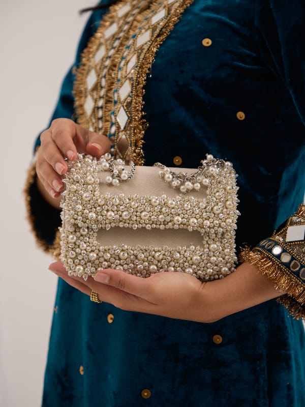 Aurel Medium Bag Pearl - Ivory — Forever Noor