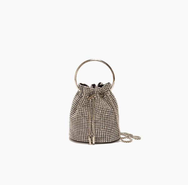 Fiama - Bucket Bag With Rhinestones — Favori