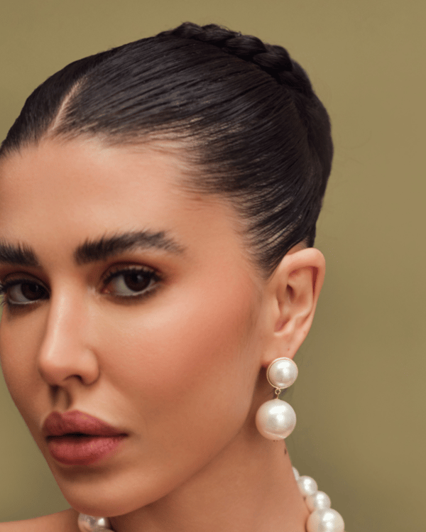 SNOWMAN STUDS - WHITE — Anaash