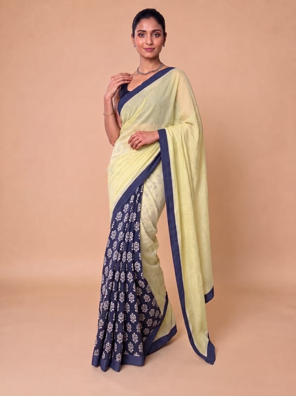 Mayuri Patchwork Saree — BINKS