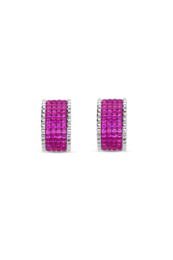 Ruby Circle Of Life Studs Earrings — Miss Jo