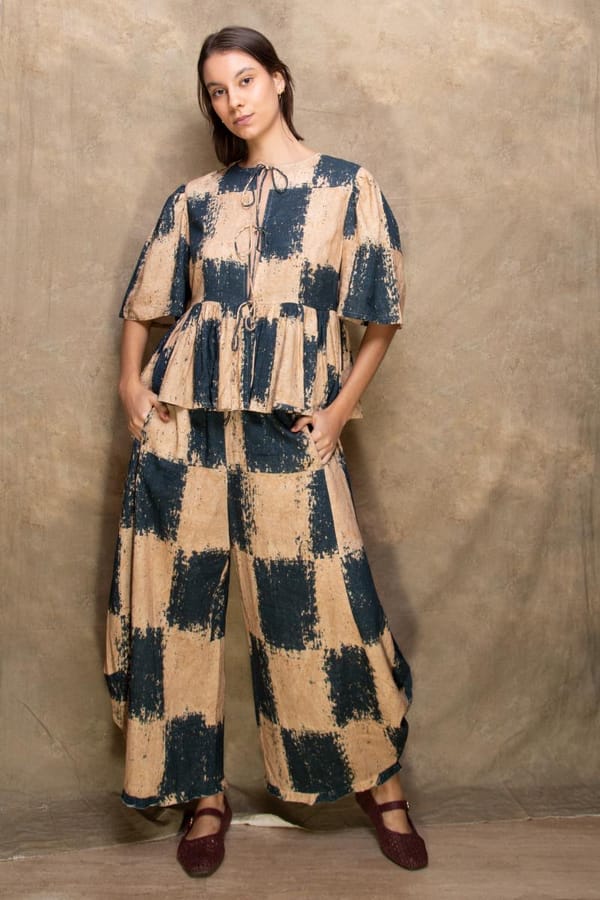 Peplum Tie Up Top — Nowdays Studio
