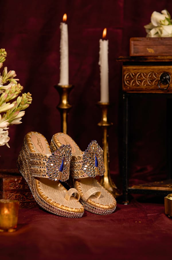 Gold Peacock (Wedges) — 5 Elements