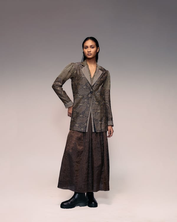 Handloom Tissue Skirt — Kritika Murarka
