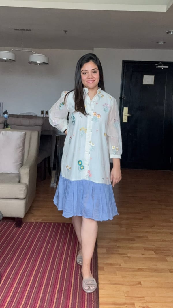 Ivory Luster Dress — Chakkraa