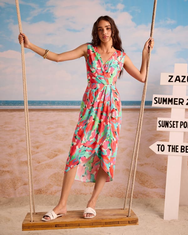 Lisbon Midi Dress — ZAZU