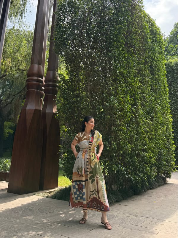 Bonita Dress In Encanto Print — GAIMA LABEL