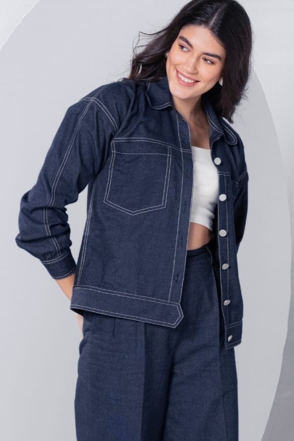 Denim Chic Shirt — Julo