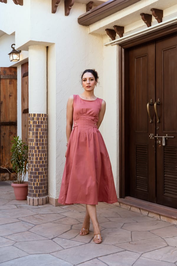 Simone Long Dress — SAJKE