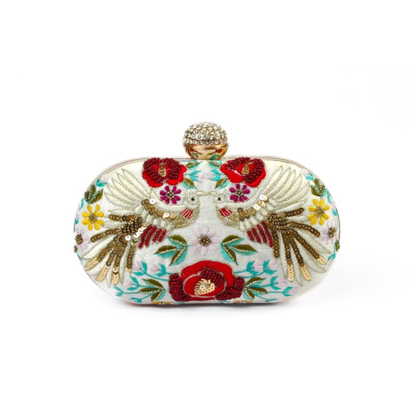 Flora Aviary Clutch — ATTOSA BY TANAISHA PARABIA