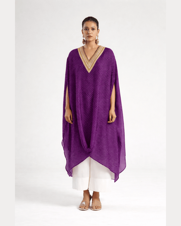 Mixology Bandhej Kurta Set-(V-Neck) — Mayura Kumar