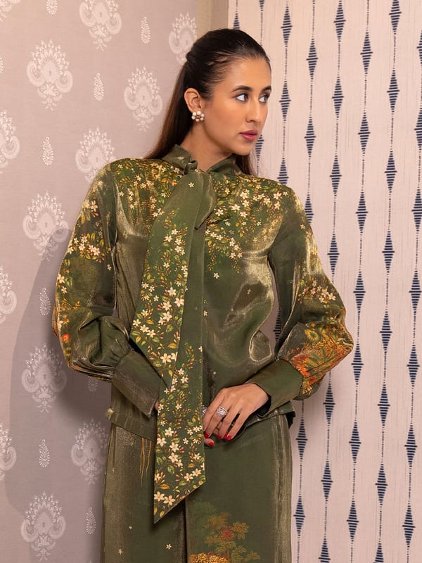 Kopa Shimmer Printed Shirt — HOUSE OF FETT