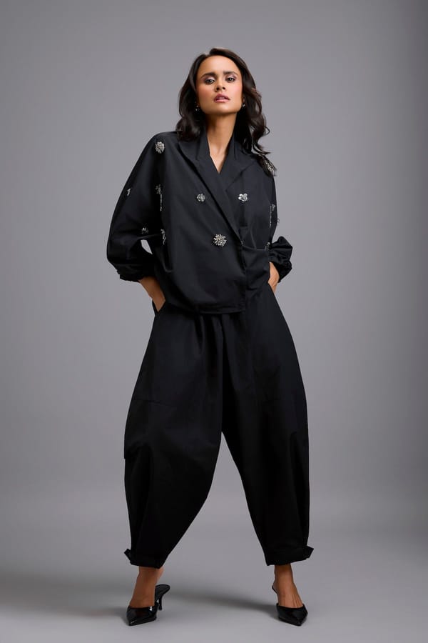 Tapered Drop-Crotch Pants — Deepika Arora