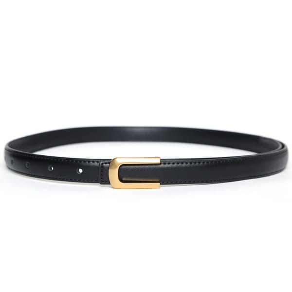 Harper Black Women Belt — SSN Belts