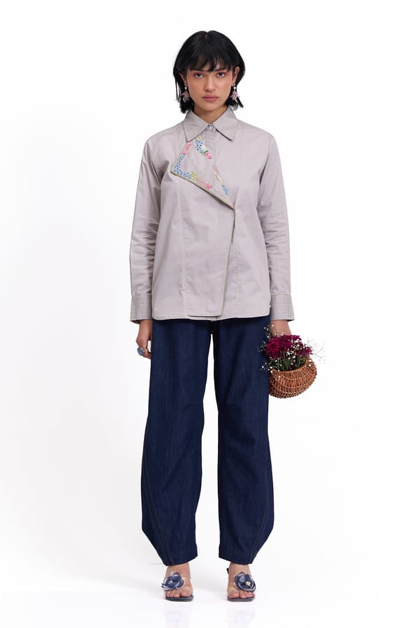 STONE SHIRT CLOUD GREY &
BASQUE PANTS — Our Love