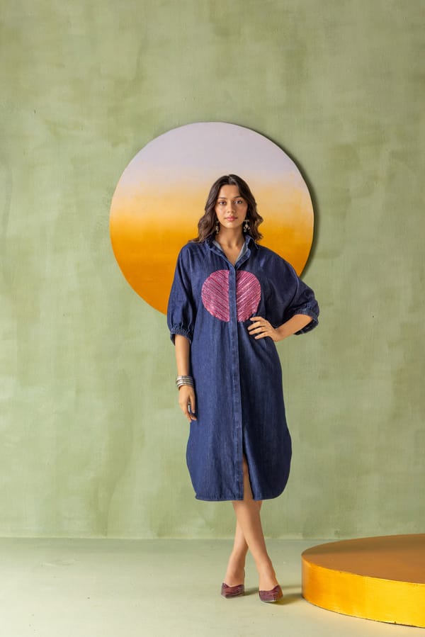 Dia Dress Split Circle — Eko Clothing