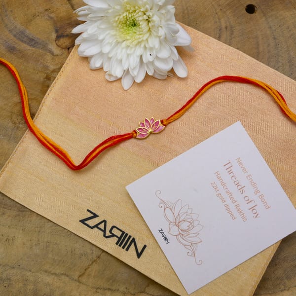 Lotus Aura Rakhi — Zariin