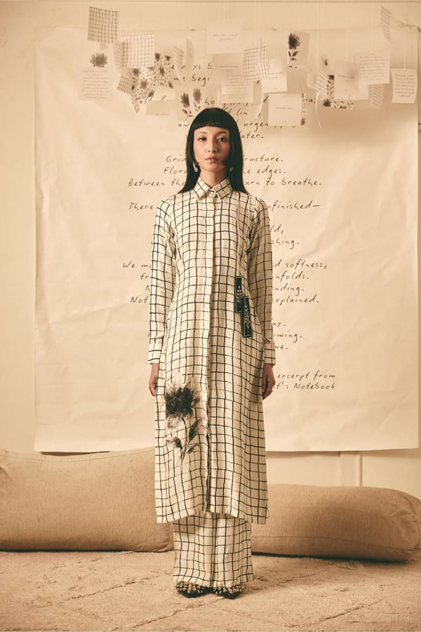 ATBW - AN Bookmark Grid Kurta — ATBW