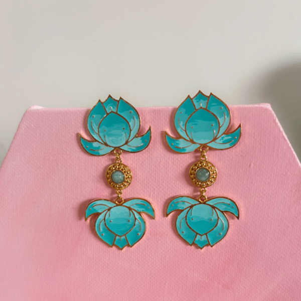 Lotus Bloom Earrings — Aditi Bhatt