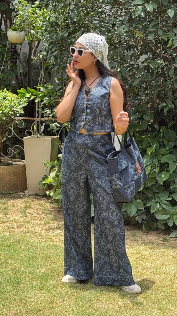Mandala Vest and Pant — Ash and Amber
