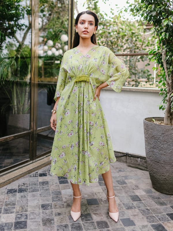 Gerbera Lace Kaftan — HOUSE OF FETT