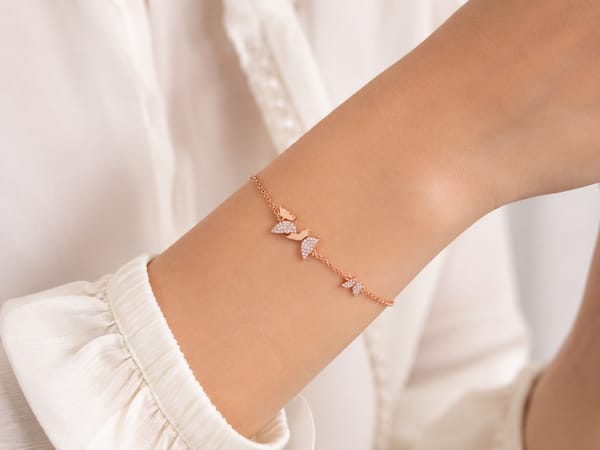 Fluttering Hearts Bracelet — SilvPop Jewels