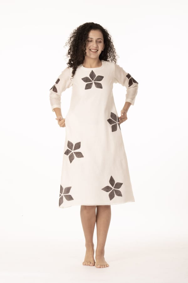 Ivory Bloom Dress — Khat